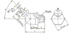 пресс-масленка (тавотница)2.4.90 ц6 гост 19853-74 в интернет-магазине НМК