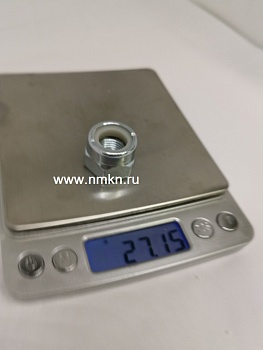 гайка 14х1.5 с белым нейлоновым кольцом самоконтрящаяся высокая в Нижнем Новгороде